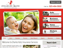 Tablet Screenshot of katzinsured.com